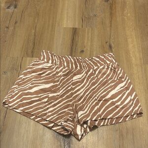 Zebra Print Women's Shorts